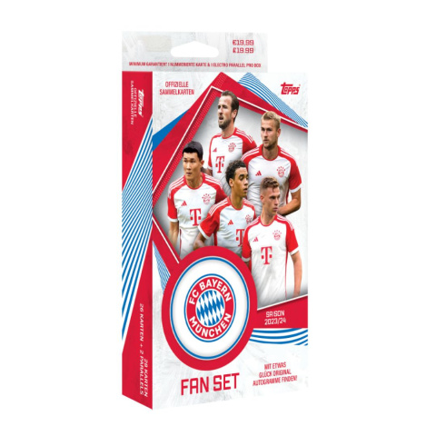 Blister - Topps FC Bayern Monachium Official Fan Set 2023/24 Karty piłkarskie