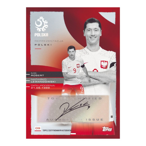 Blister - Topps Reprezentacja Polski Official Fan Set 2023/24 Karty piłkarskie