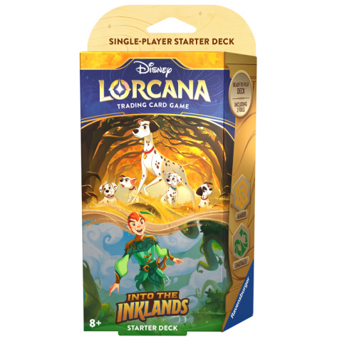 Disney Lorcana TCG: Into The Inklands CHAPTER 3 - Starter Deck Amber/Emerald