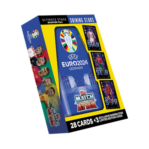 Mini puszka - Shining Stars Topps Match Attax Euro 2024 Karty piłkarskie