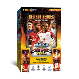 Mega puszka - Red Hot Heroes Topps Match Attax Extra 2023/24 Karty piłkarskie