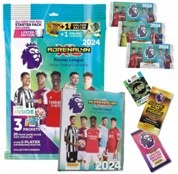 Megazestaw Startowy - Karty piłkarskie Panini Premier League Adrenalyn XL 2024