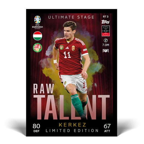 Mini puszka - Raw Talent Topps Match Attax Euro 2024 Karty piłkarskie