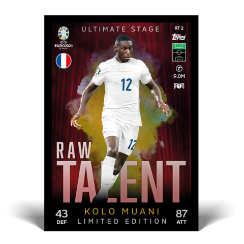 Mini puszka - Raw Talent Topps Match Attax Euro 2024 Karty piłkarskie