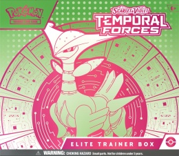 Pokemon TCG: Scarlet & Violet - SV 05 - Temporal Forces - Elite Trainer Box - Iron Leaves