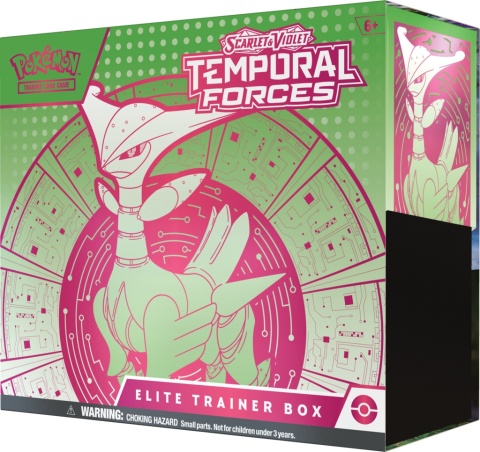 Pokemon TCG: Scarlet & Violet - SV 05 - Temporal Forces - Elite Trainer Box - Iron Leaves