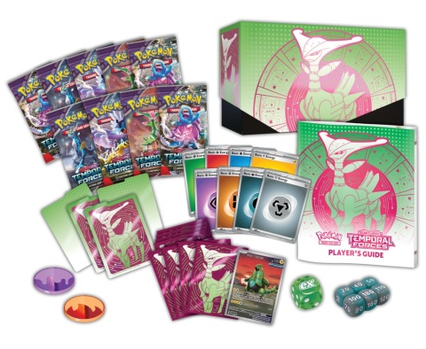 Pokemon TCG: Scarlet & Violet - SV 05 - Temporal Forces - Elite Trainer Box - Iron Leaves