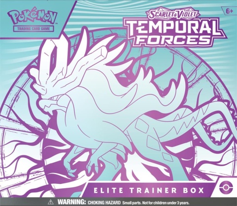 Pokemon TCG: Scarlet & Violet - SV 05 - Temporal Forces - Elite Trainer Box - Walking Wake