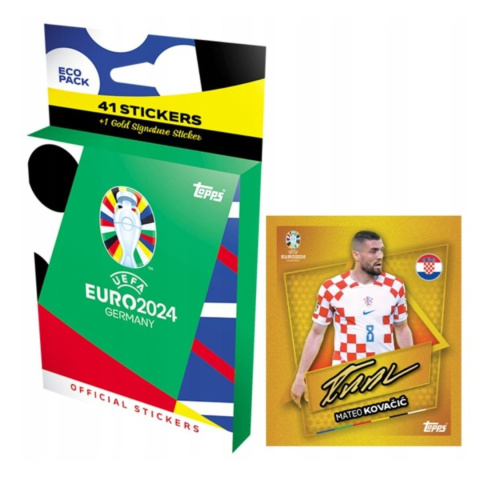 Blister Eco Pack - Topps Euro 2024 UEFA Germany - Naklejki