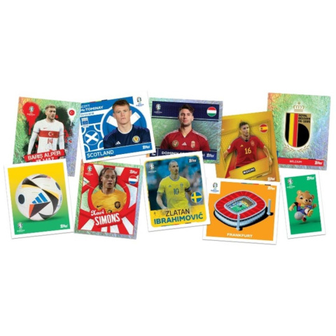 Starter Pack - Topps Euro 2024 UEFA Germany Naklejki piłkarskie