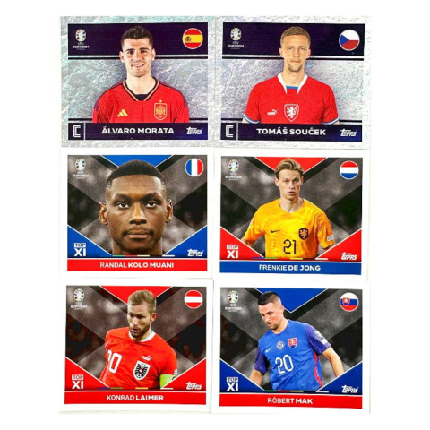 Starter Pack - Topps Euro 2024 UEFA Germany Naklejki piłkarskie