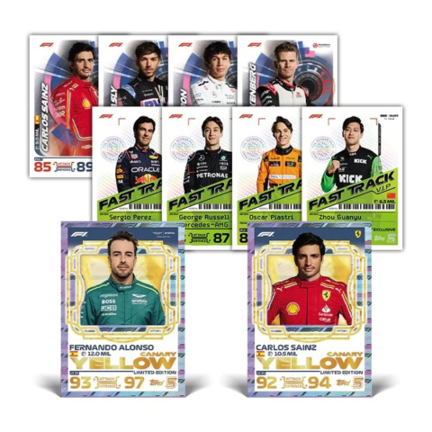 Megazestaw Startowy - Topps Turbo Attax 2024 - Karty F1