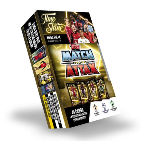 Żółta Mega Puszka Topps Match Attax 2025