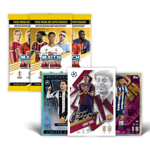 Zawartość Blister Eco Pack Topps Match Attax 2025