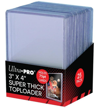 Toploader 3" x 4" 75pt Super Thick Ultra Pro 25 szt.