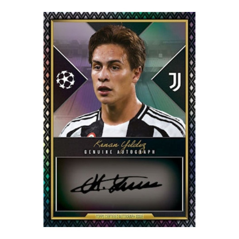 Kenan Yildiz Autograf Topps Match Attax Extra 2025