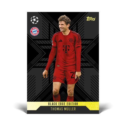 Black Edge Edition Thomas Muller Topps Match Attax Extra 2025