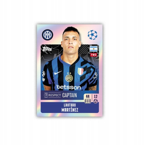 Captain Martinez Topps UEFA Champions League Naklejki piłkarskie