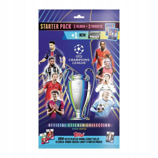 Zestaw startowy - Topps UEFA Champions League 2024/25 - Naklejki piłkarskie