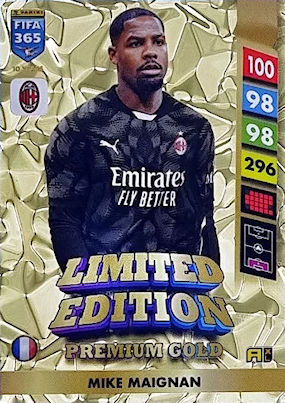 Limited Edition Premium Gold Mike Maignan AC Milan