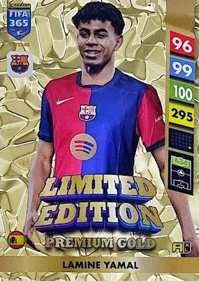 Blister Premium GOLD - Panini FIFA 365 Adrenalyn XL 2025 - Karty piłkarskie