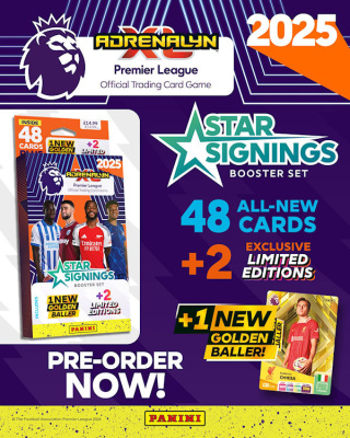 Blister Star Signings Booster Set - Panini Premier League Adrenalyn XL 2025 - Karty piłkarskie