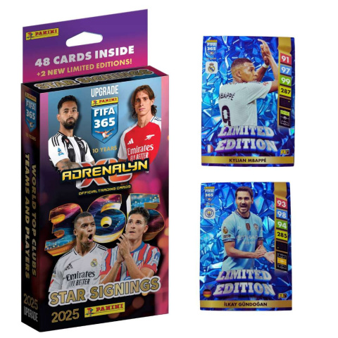 Blister Star Signings Upgrade - Panini FIFA 365 Adrenalyn XL 2025 Karty piłkarskie