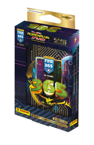 Mini Puszka Kolekcjonera - Panini FIFA 365 Adrenalyn XL 2025 - Karty piłkarskie