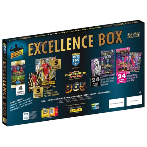 Excellence Box - Panini FIFA 365 Adrenalyn XL 2025 - Karty piłkarskie