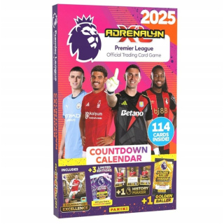 Kalendarz Adwentowy - Panini Premier League Adrenalyn XL 2025 - Karty piłkarskie