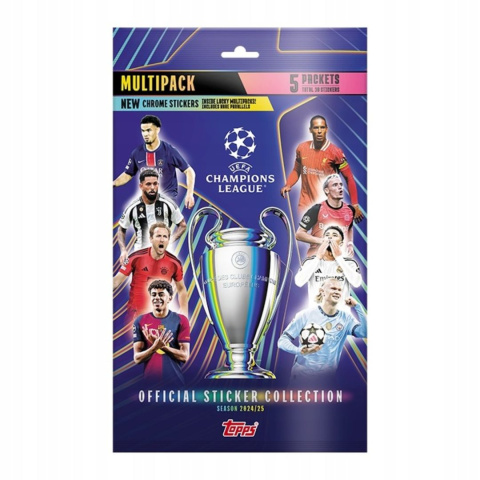 Multipack z naklejkami Topps UEFA Champions League