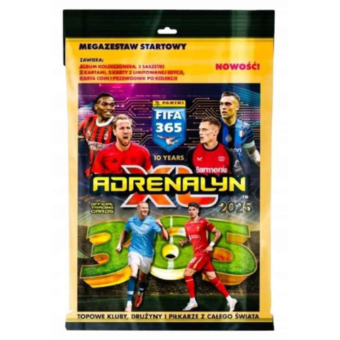 Megazestaw Startowy - Panini FIFA 365 Adrenalyn XL 2025 - Karty piłkarskie