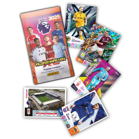 Megazestaw Startowy - Panini Premier League Adrenalyn XL 2025 - Karty piłkarskie