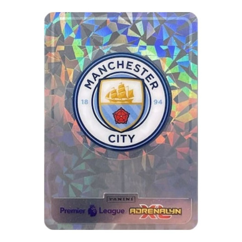 Manchester City Crystal Crest Panini Premier League Adrenalyn XL 2025 - Karty piłkarskie