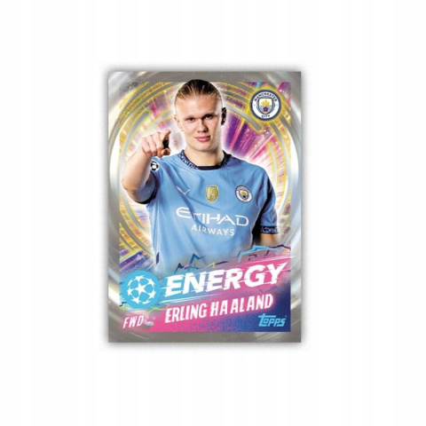 Energy Haaland Topps UEFA Champions League Naklejki piłkarskie