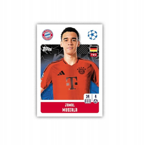 Musiala Topps UEFA Champions League Naklejki piłkarskie