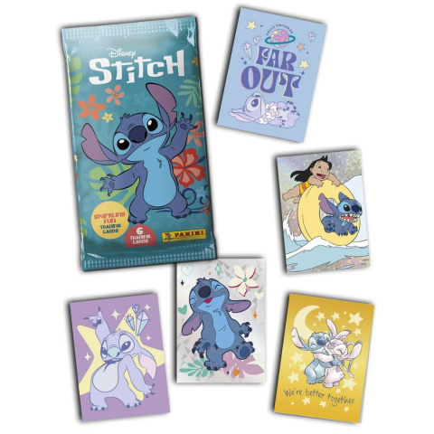 Zawartość saszetki Panini Disney Stitch