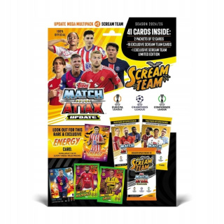 Update Mega Multipack #2 Scream Team - Topps Match Attax 2024/25 - Karty piłkarskie