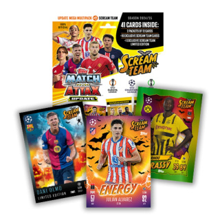 Update Mega Multipack #2 Scream Team - Topps Match Attax 2024/25 - Karty piłkarskie