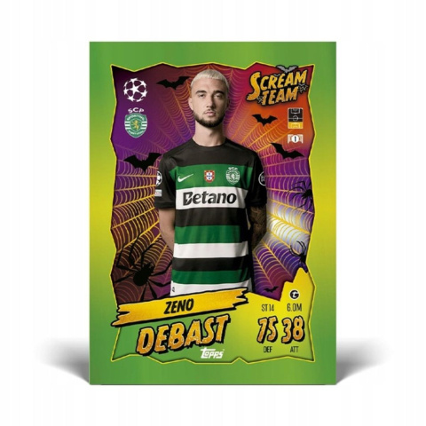 Topps Match Attax Scream Team Zeno Debast