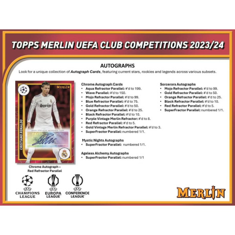 Opis kolekcji - Topps UCC Merlin 2023/24 - Karty piłkarskie