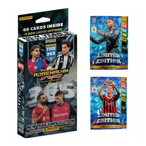 Blister New Year's Revolution Upgrade - Panini FIFA 365 Adrenalyn XL 2025 - Karty piłkarskie Blister New Year's Revolution Upgrade - Panini FIFA 365 Adrenalyn XL 2025 - Karty piłkarskie
