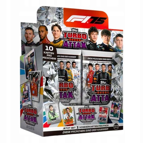 Box 24 saszetki Topps Turbo Attax 2025