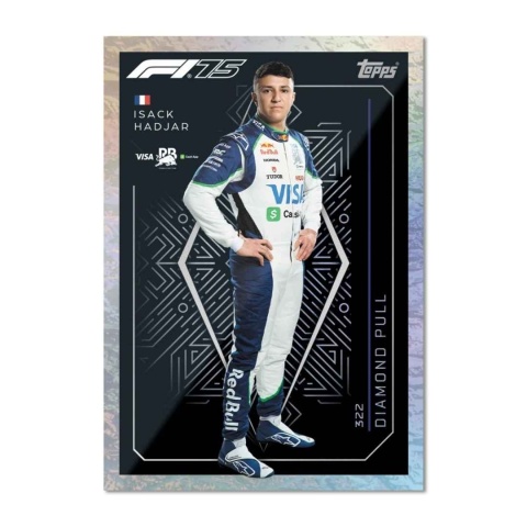 Diamond Pull Isack Hadjar Topps Turbo Attax 2025