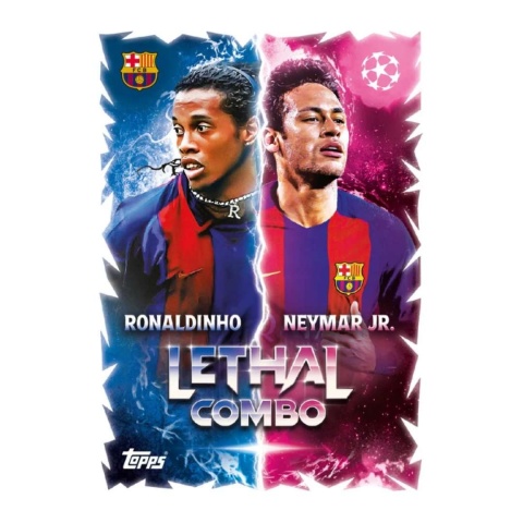 Ronaldinho Neymar Lethal Combo Topps Match Attax 2025/26