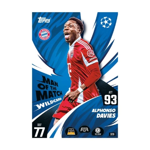 Alphonso Davies Man Of The Match Topps Match Attax 2025/26