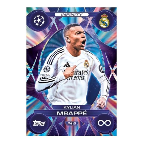 Kylian Mbappe Infinity Topps Match Attax 2025/26