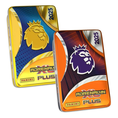 Duża Puszka - Panini Premier League Plus Adrenalyn XL 2025 - Karty pilkarskie Duża Puszka - Panini Premier League Plus Adrenalyn XL 2025 - Karty pilkarskie