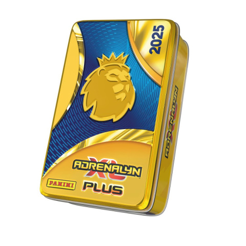 Duża Puszka - Panini Premier League Plus Adrenalyn XL 2025 - Karty pilkarskie Duża Puszka - Panini Premier League Plus Adrenalyn XL 2025 - Karty pilkarskie