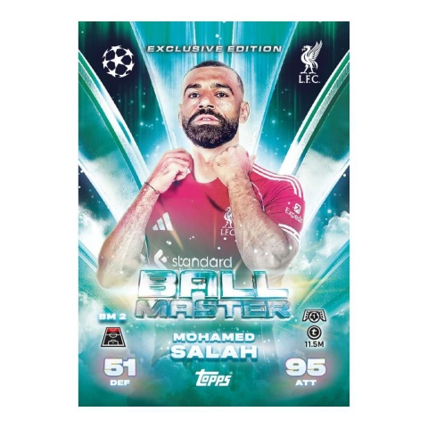 Mohamed Salah Ball Master Exclusive Edition Topps Match Attax 2025/26